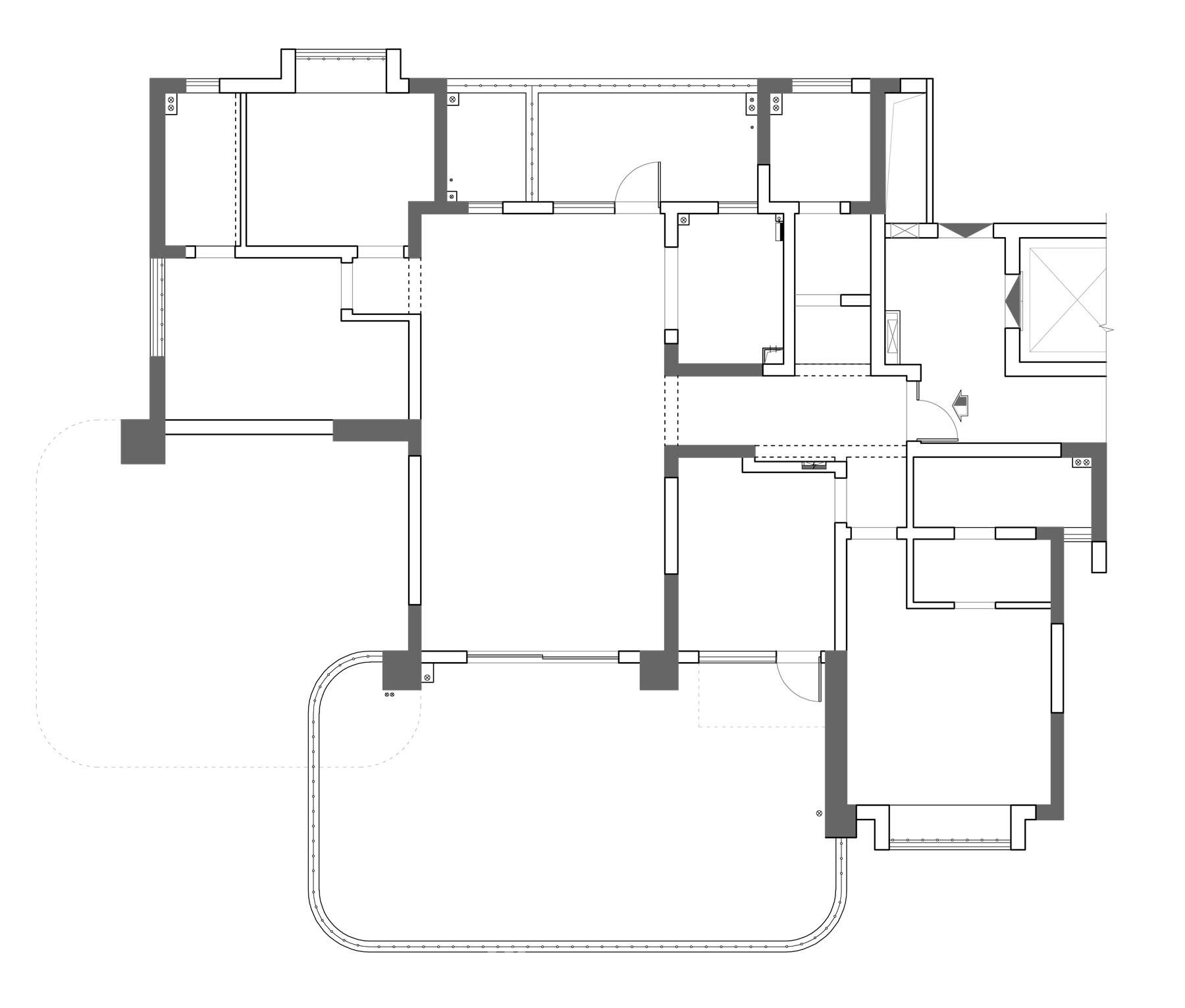 《--0-》260㎡雅致現代大平層 裝修案例實景圖-2