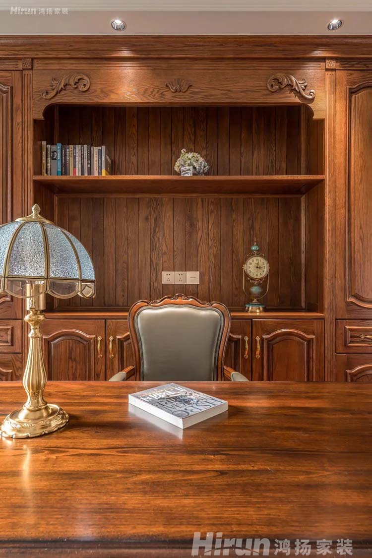 200㎡怎么裝修好看？鴻揚(yáng)家裝美式陽光大平層，高逼格的家美爆了